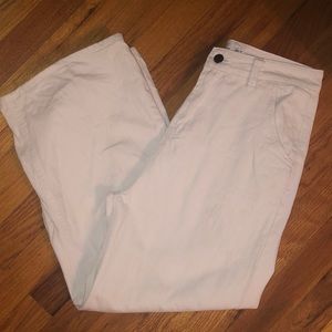 Petal + Pup White Wide Leg Denim